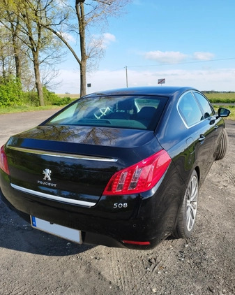 Peugeot 508 cena 37000 przebieg: 216000, rok produkcji 2013 z Góra małe 137